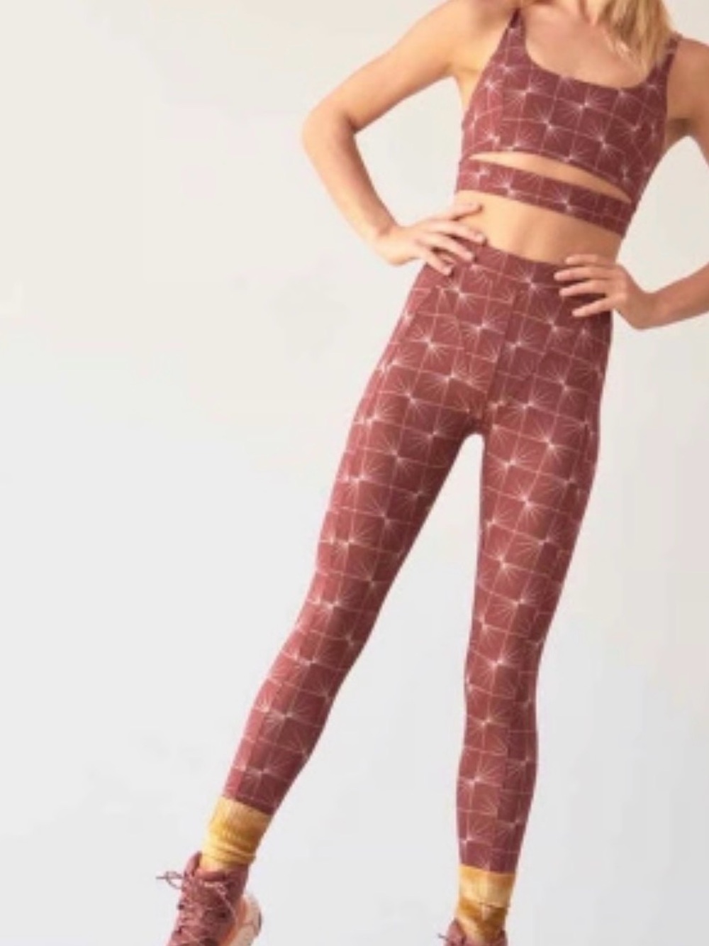 Free People Movement High Rise Sneak Peak Cutout Leggings Size Small